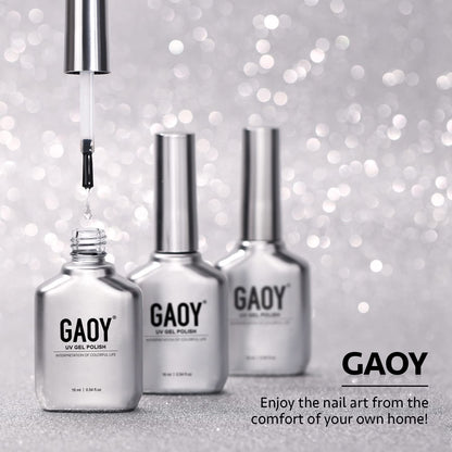 High shine finish effect of GAOY gel top coat