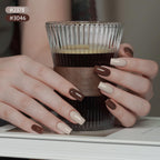 Top-down view of the 6-piece fall color nail polish collection