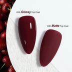 GAOY 16ml soak off gel polish label and cap close-up