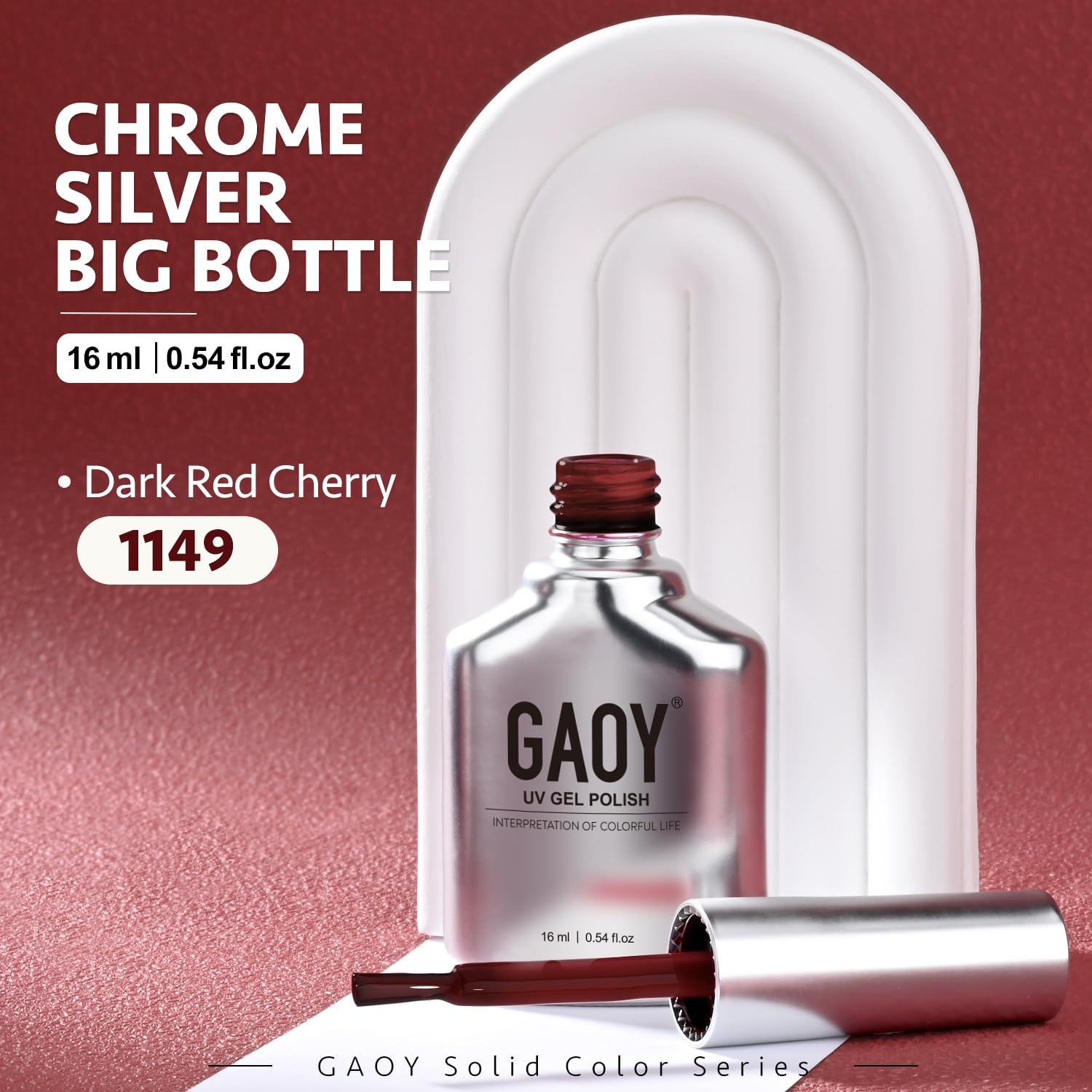 Gaoy 1149 gel polish application swatch