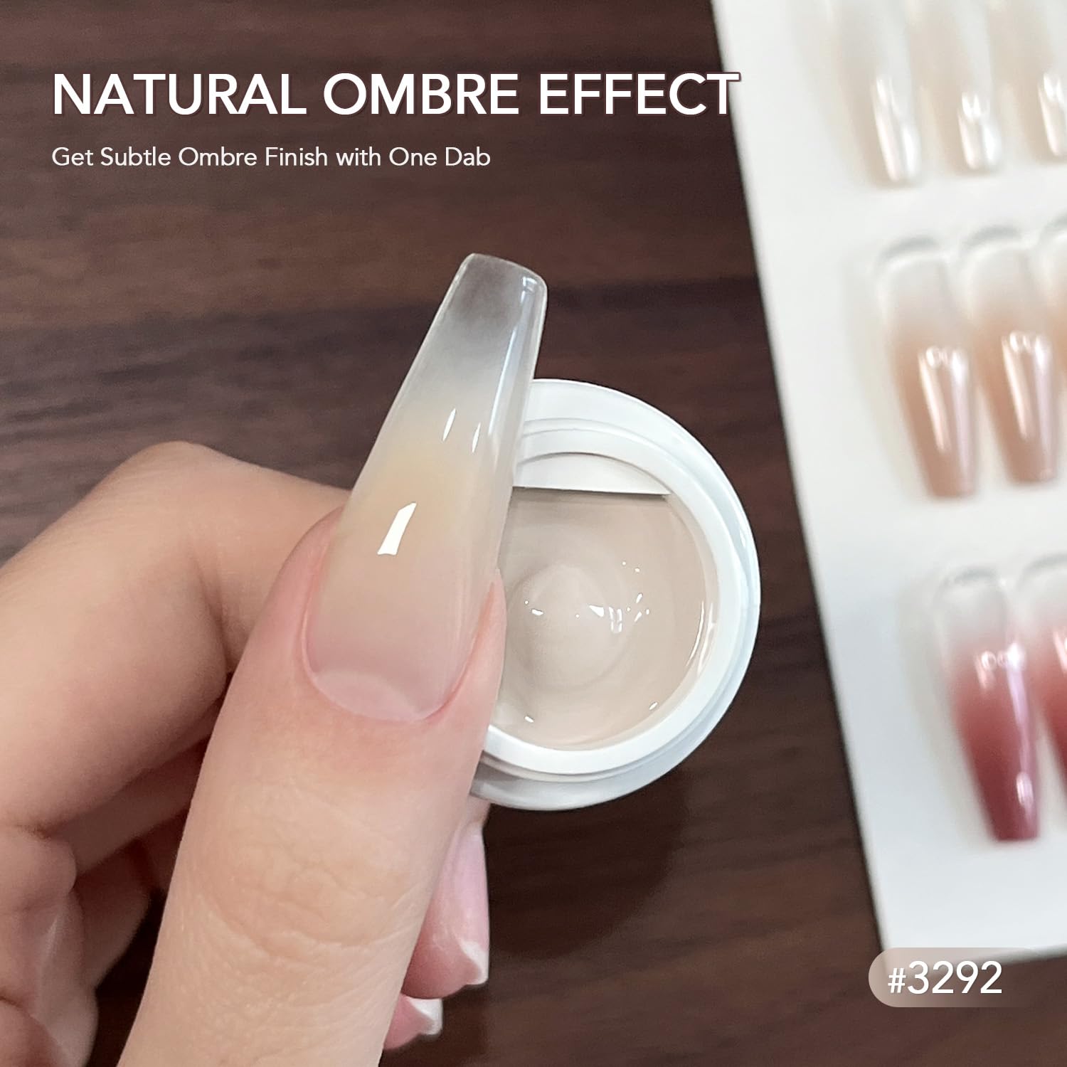 Gaoy nail ombre kit with sponges and tools