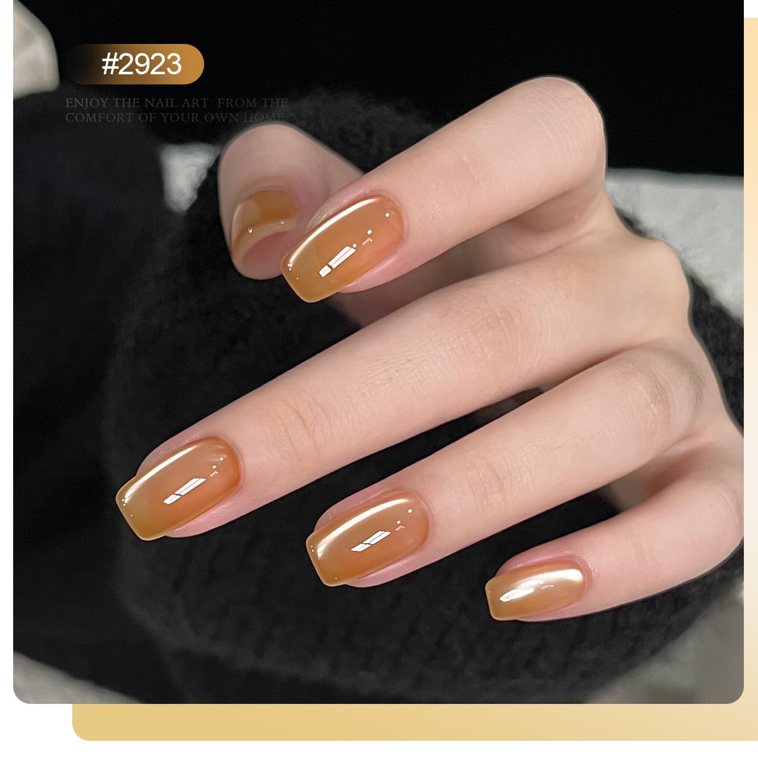 Close up of Gaoy magnetic nail art effect