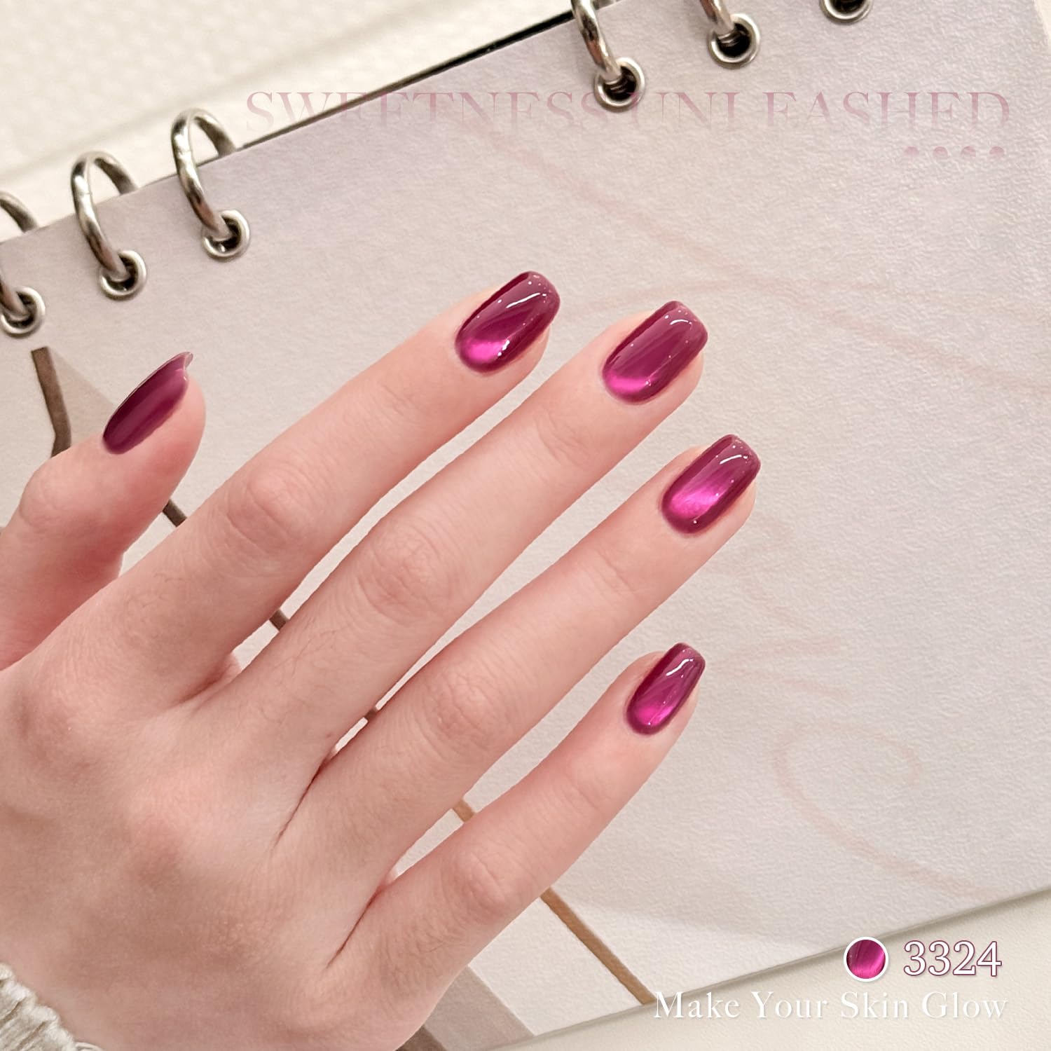Magnetic tool included in Gaoy cat eye gel set