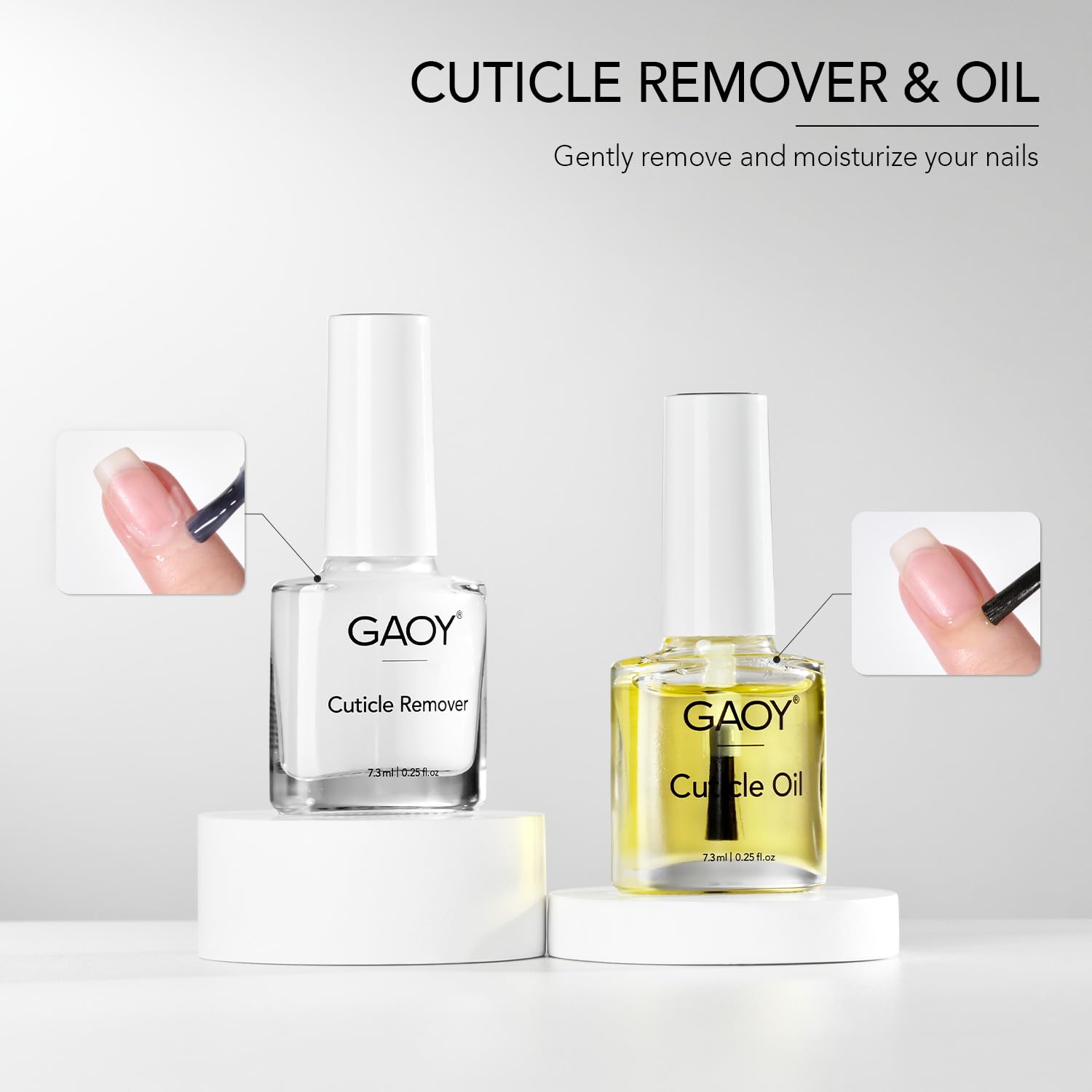 GAOY cuticle softener gel bottle and nail care kit