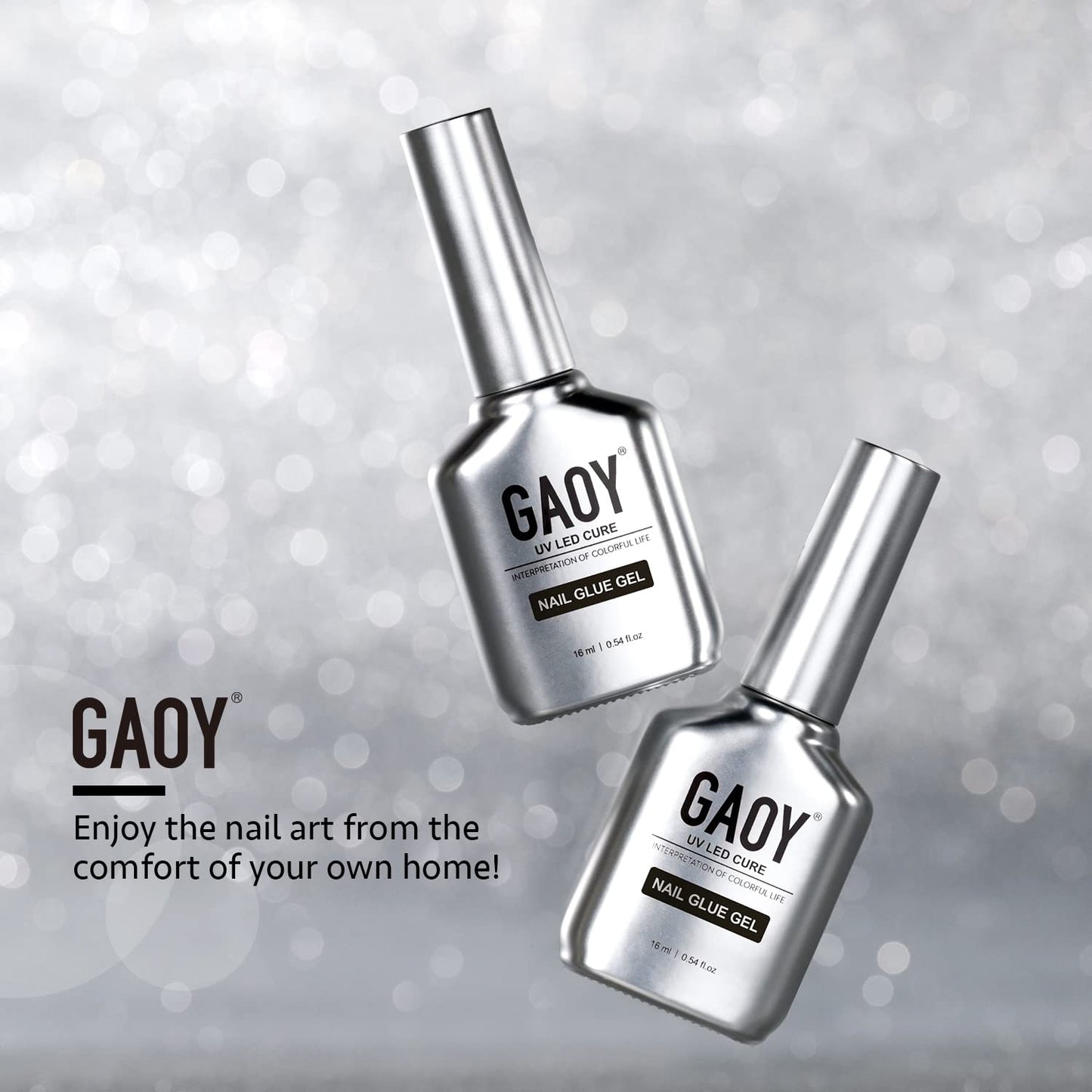 Gaoy professional gel nail glue and base coat kit