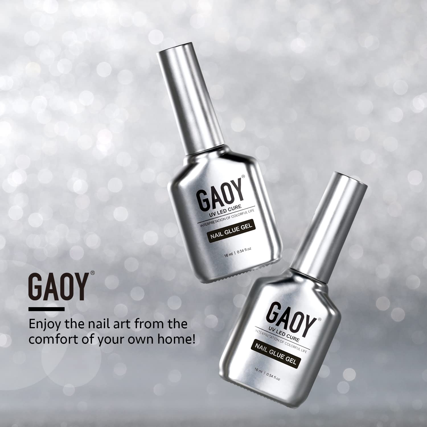 Gaoy professional gel nail glue and base coat kit