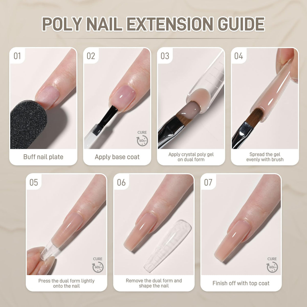 Authentic usa imported gaoy nail enhancement product