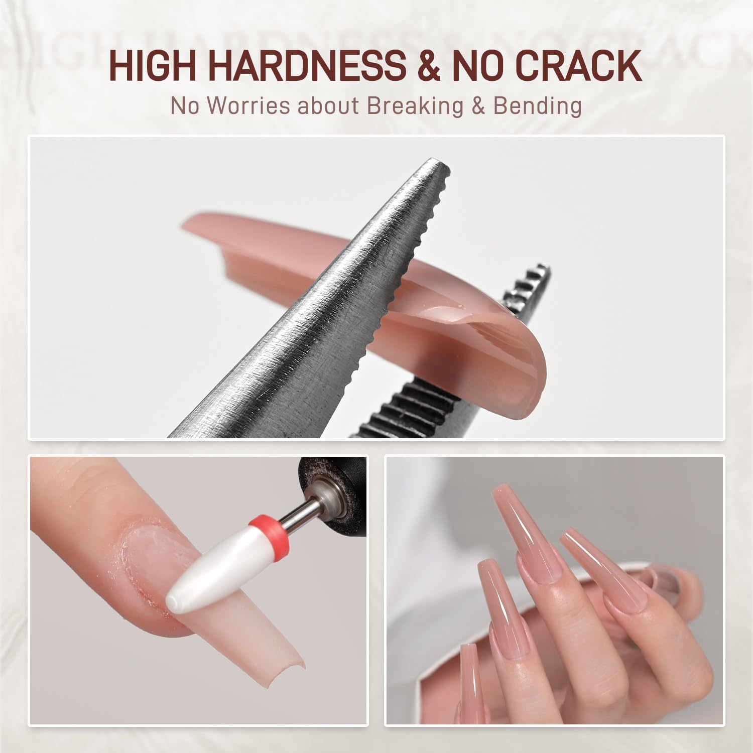 Professional nail extension using Gaoy poly gel