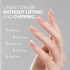 Gaoy soak off builder gel liquid texture display