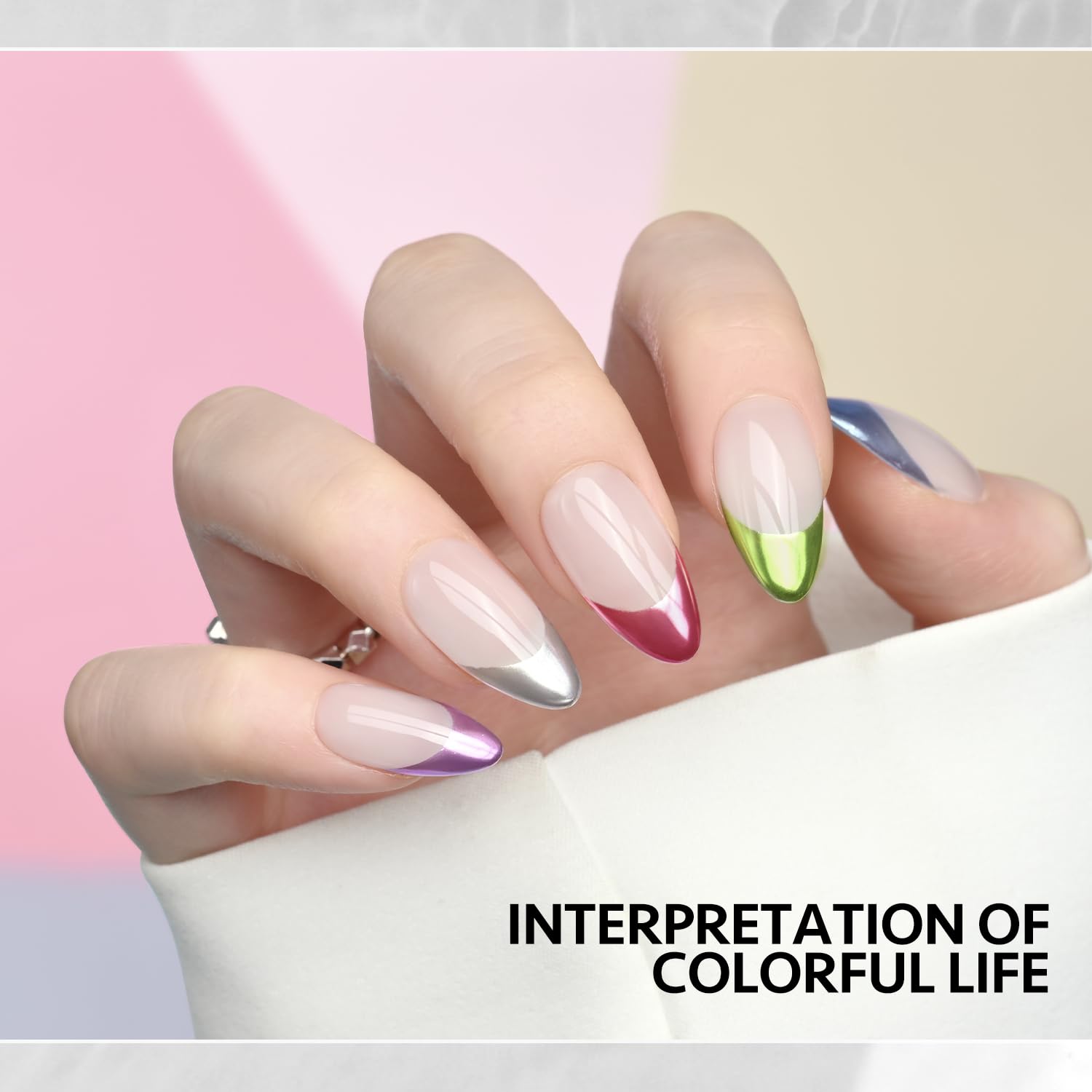 UV LED curable matte gel top coat brush applicator view
