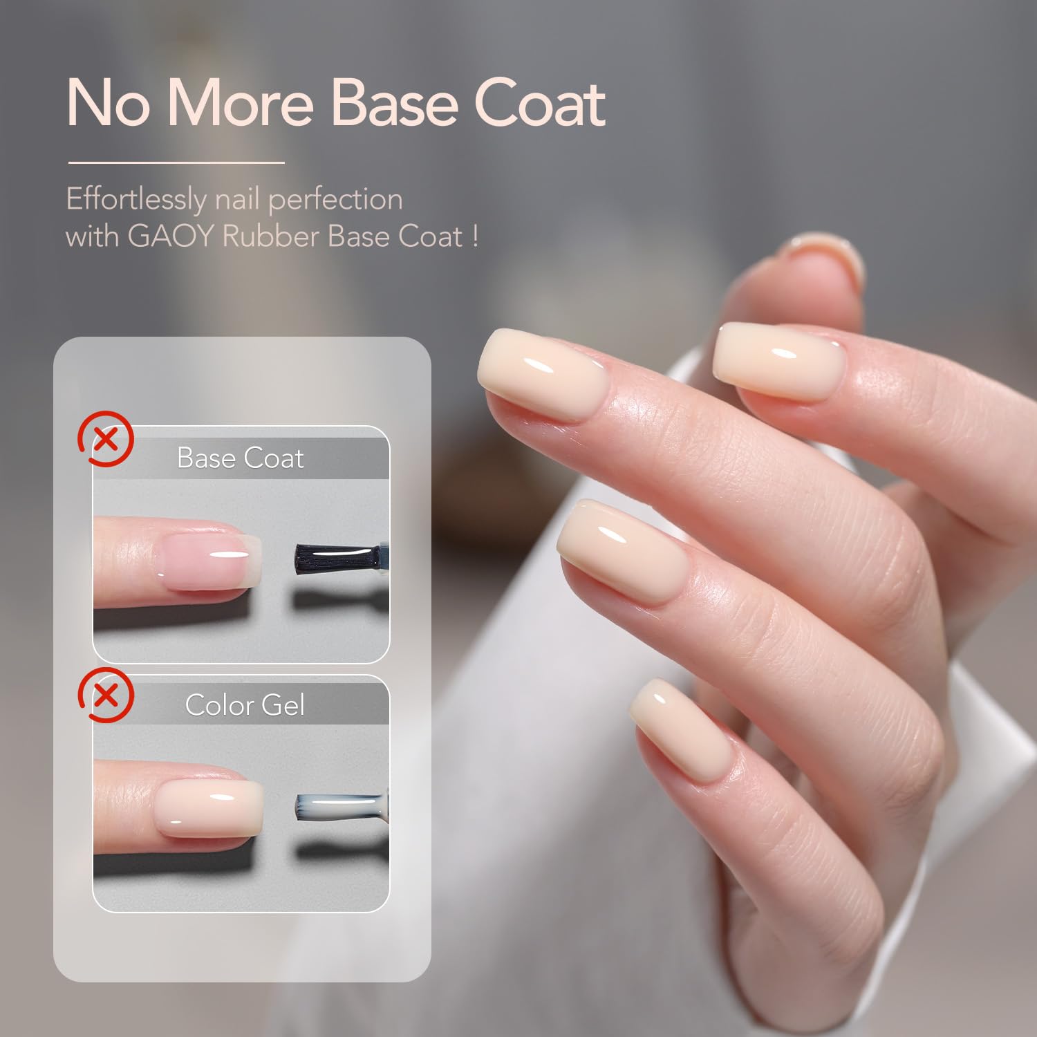 Six sheer nail polish swatches from the Petal Whisper collection displaying nude and milky pink hues
