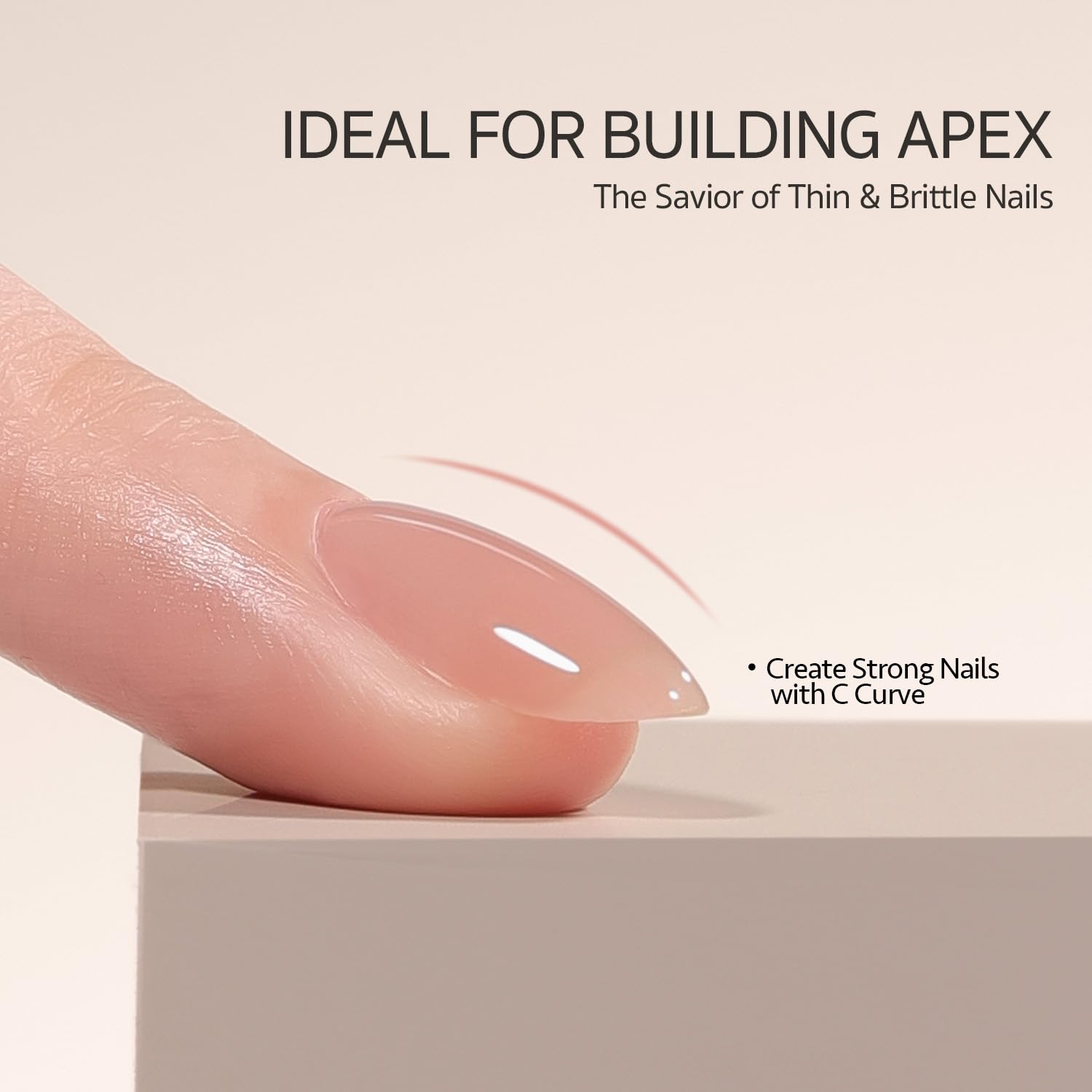 Gaoy glassy gel top coat bottle with detailed liner brush