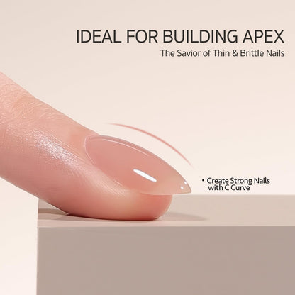 Gaoy glassy gel top coat bottle with detailed liner brush
