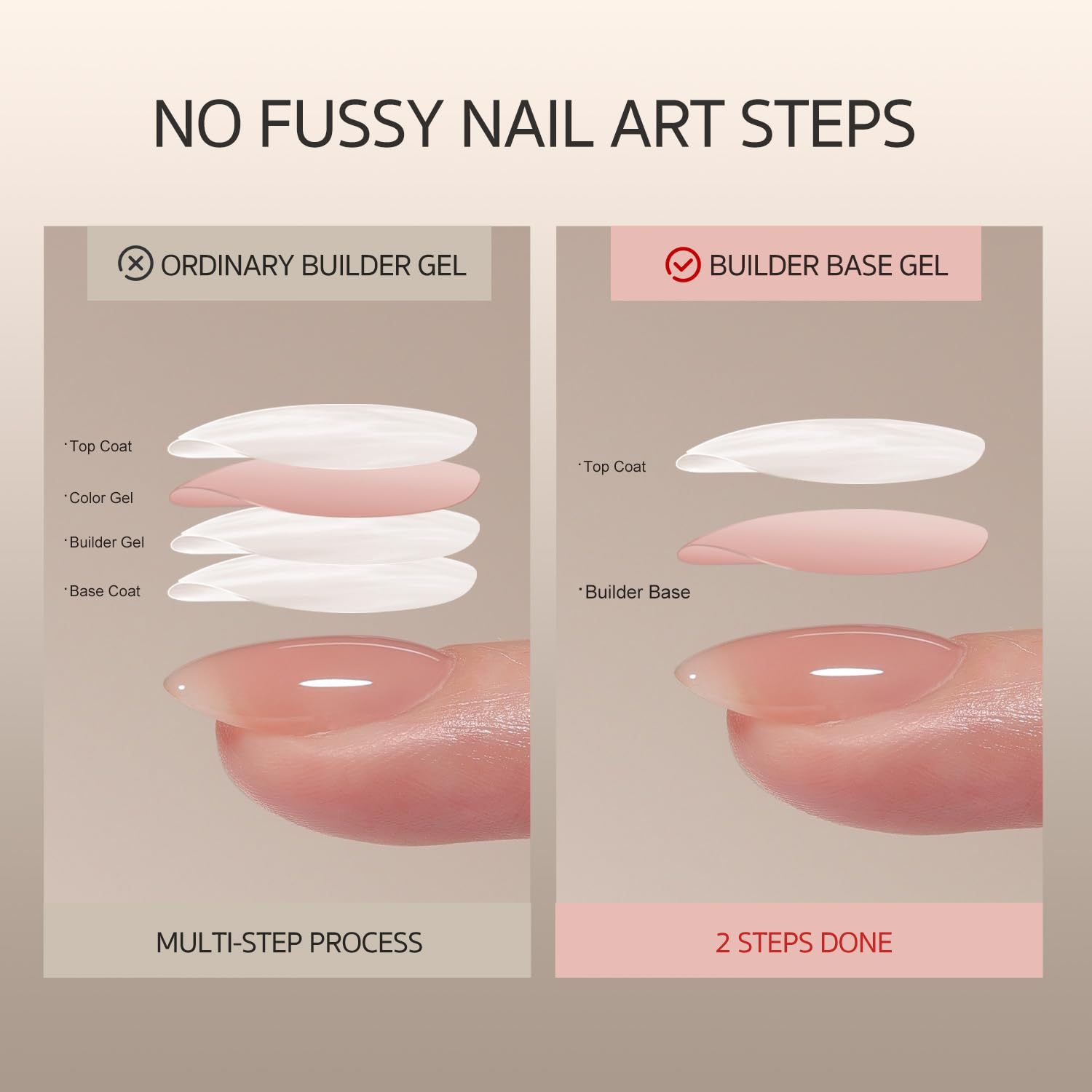 Detailed liner brush included with Gaoy nail gel set