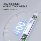 GAOY portable UV LED nail lamp close-up of light emitting diodes