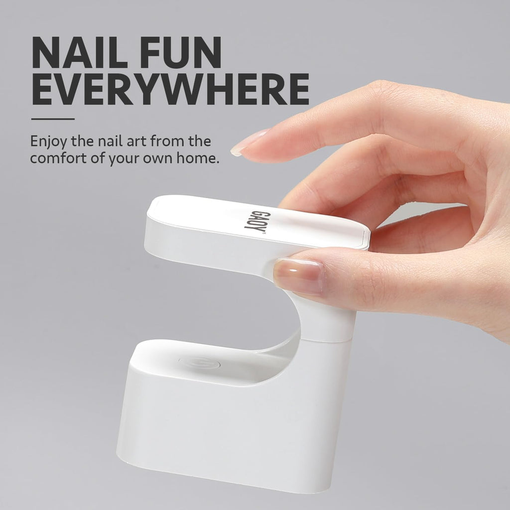 GAOY compact tabletop nail light in white