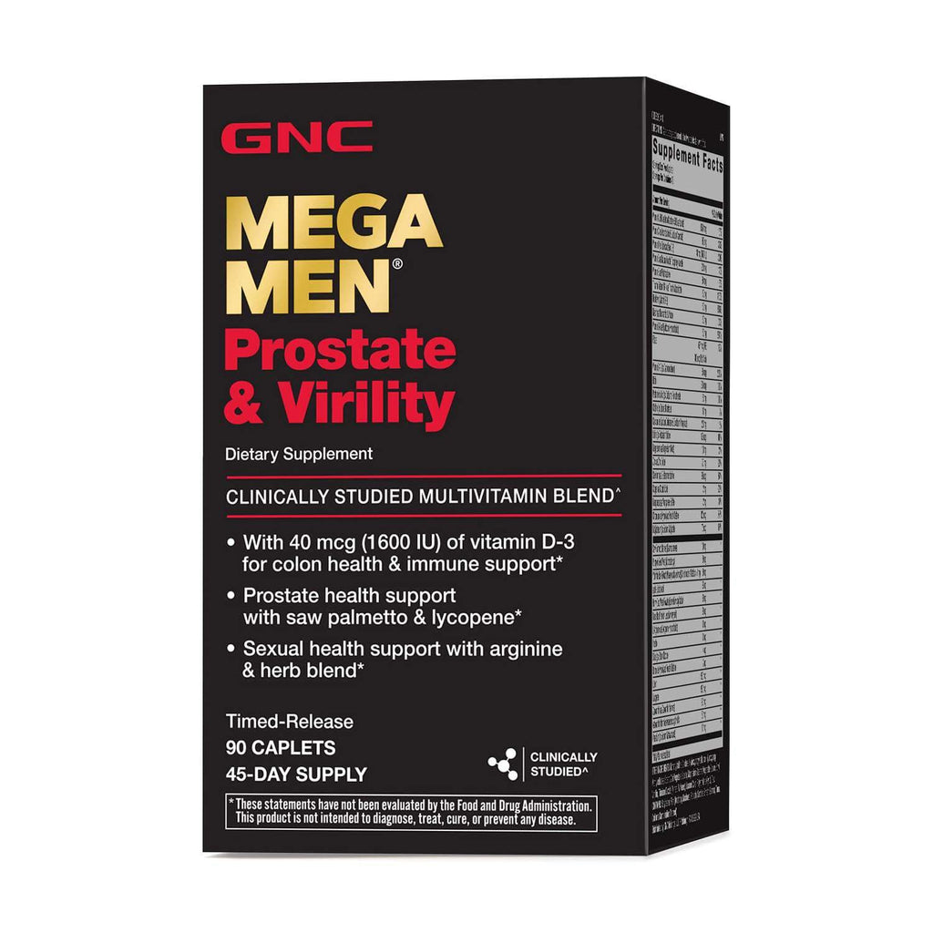 Authentic GNC imported men multivitamin bottle on premium background