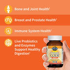 Garden Of Life Vitamin Code Raw D3 120 capsules side label view