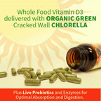 Garden Of Life Vitamin Code Raw D3 ingredients and nutrition facts panel