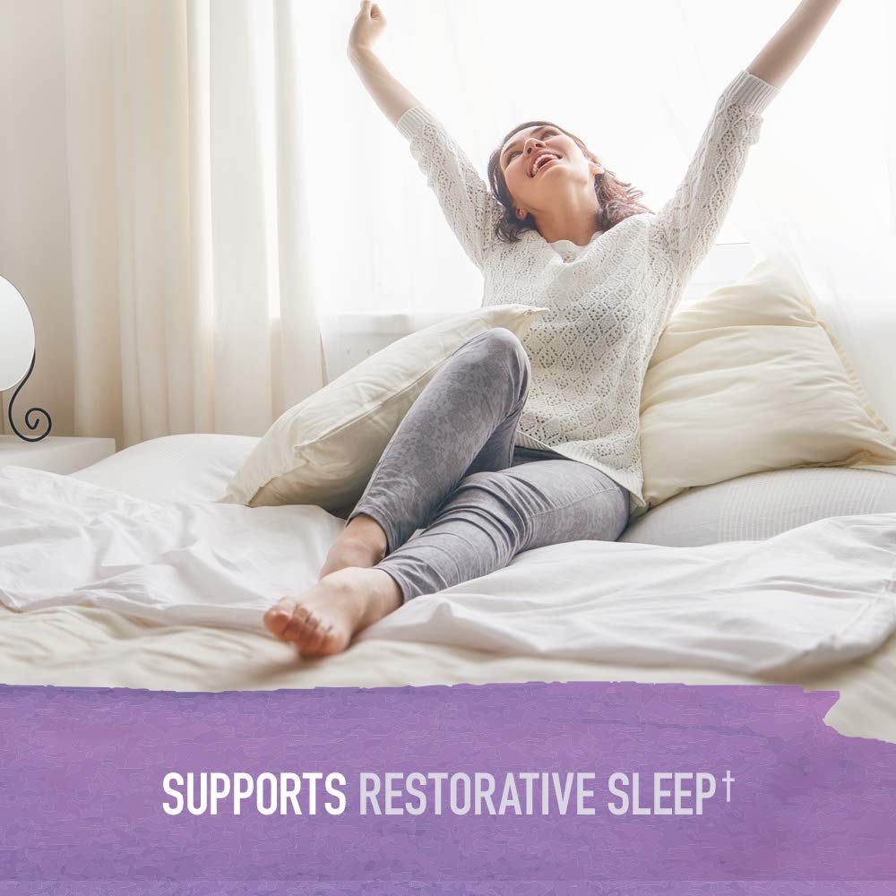 Melatonin free sleep support tablets by Garden of Life side panel details