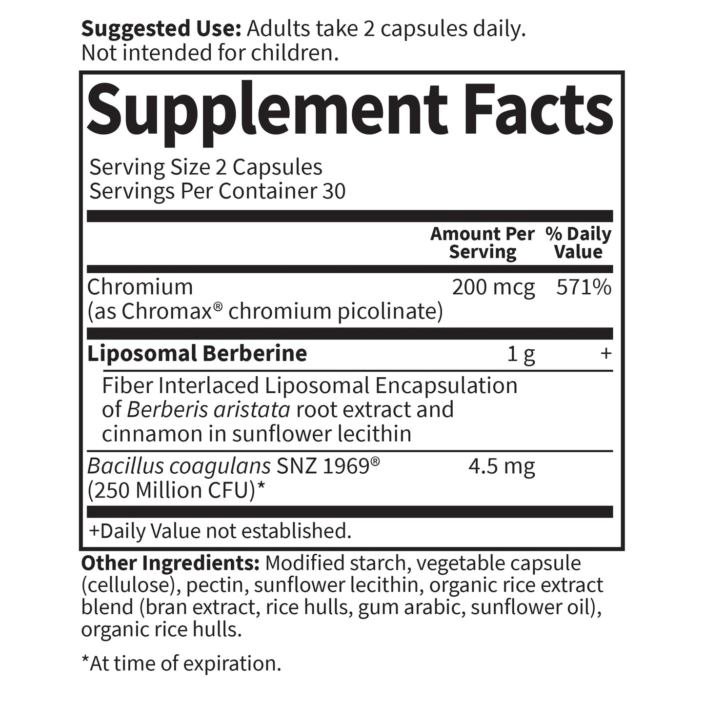 Garden of Life metabolic support formula with Bacillus coagulans probiotics for easy digestive transit.