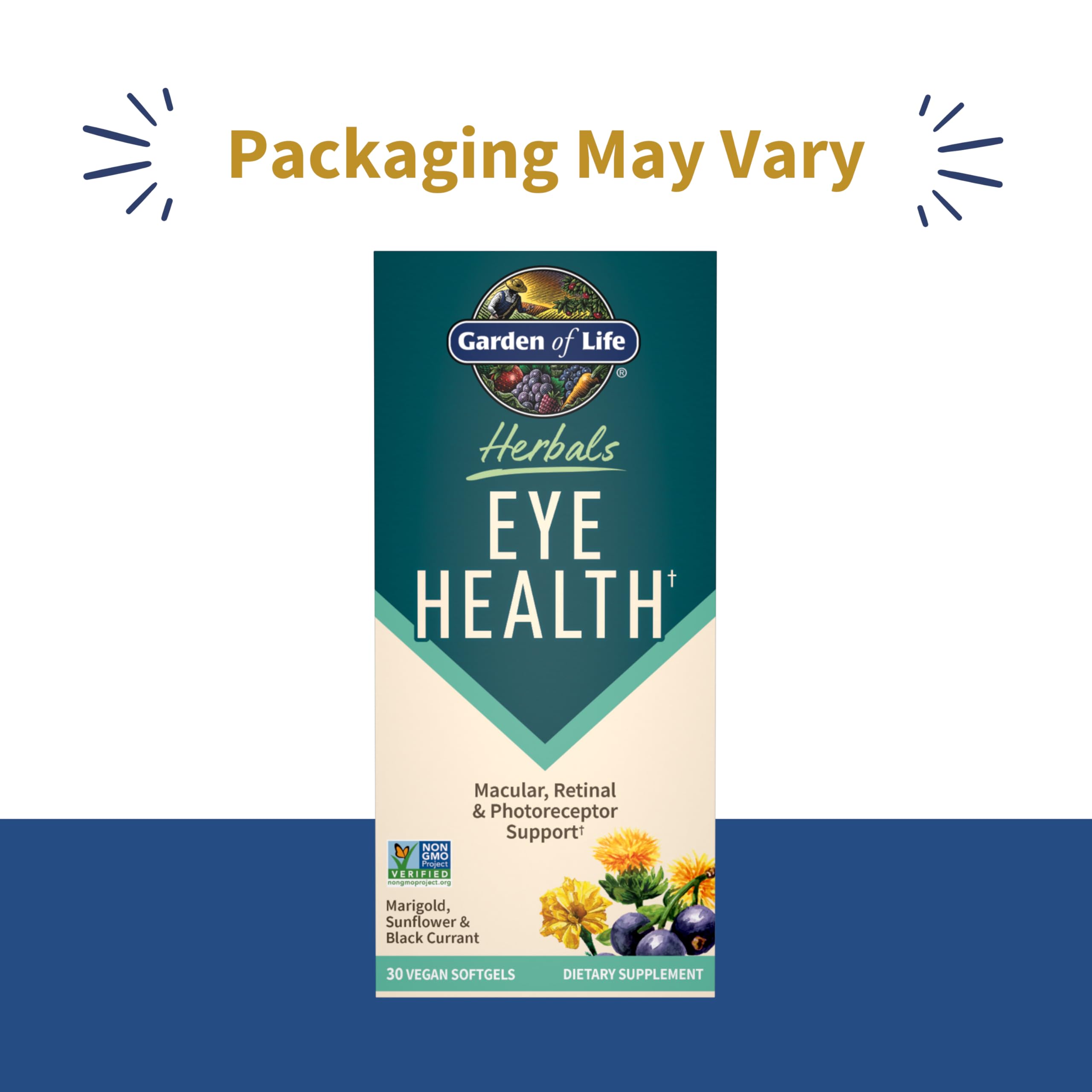 Garden of Life Eye Health supplement facts label