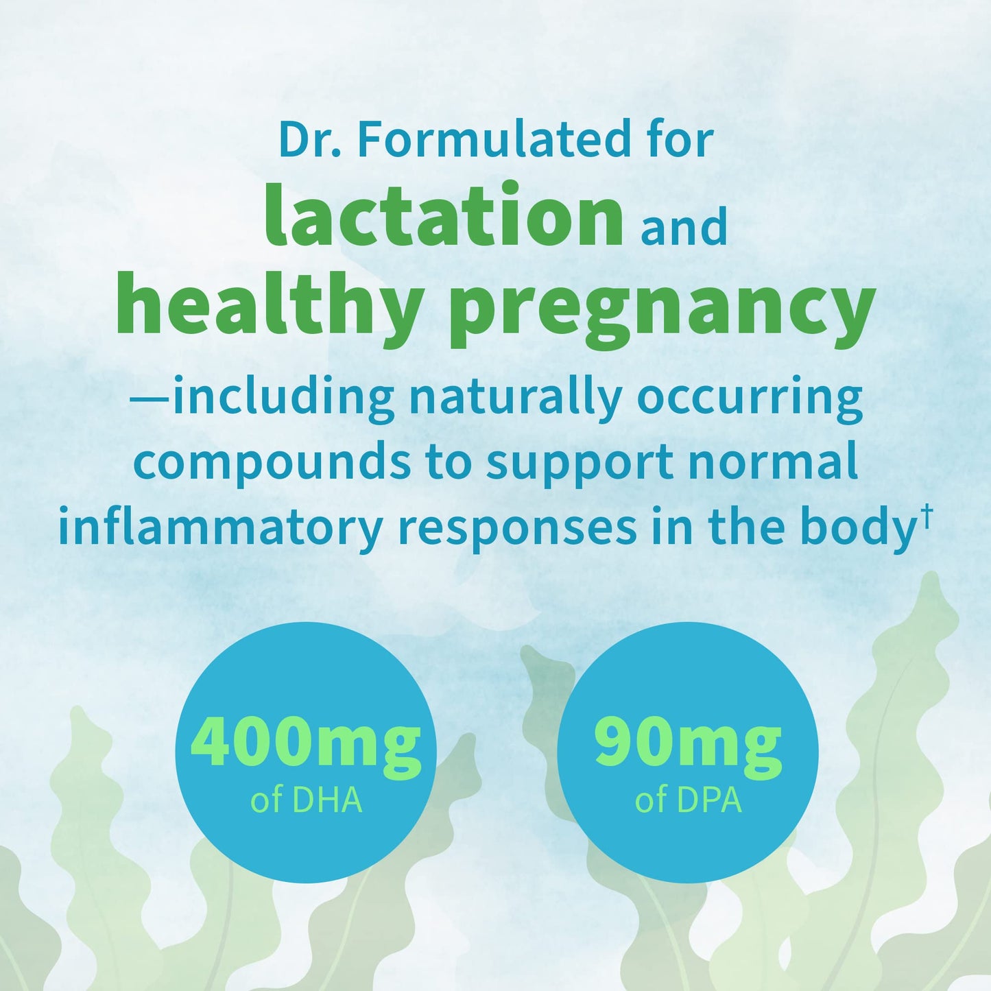 Authentic USA imported non GMO certified vegan prenatal omega 3 for pregnancy wellness