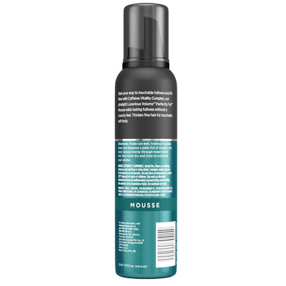 John Frieda Air-Silk technology foam dispenser nozzle and texture.