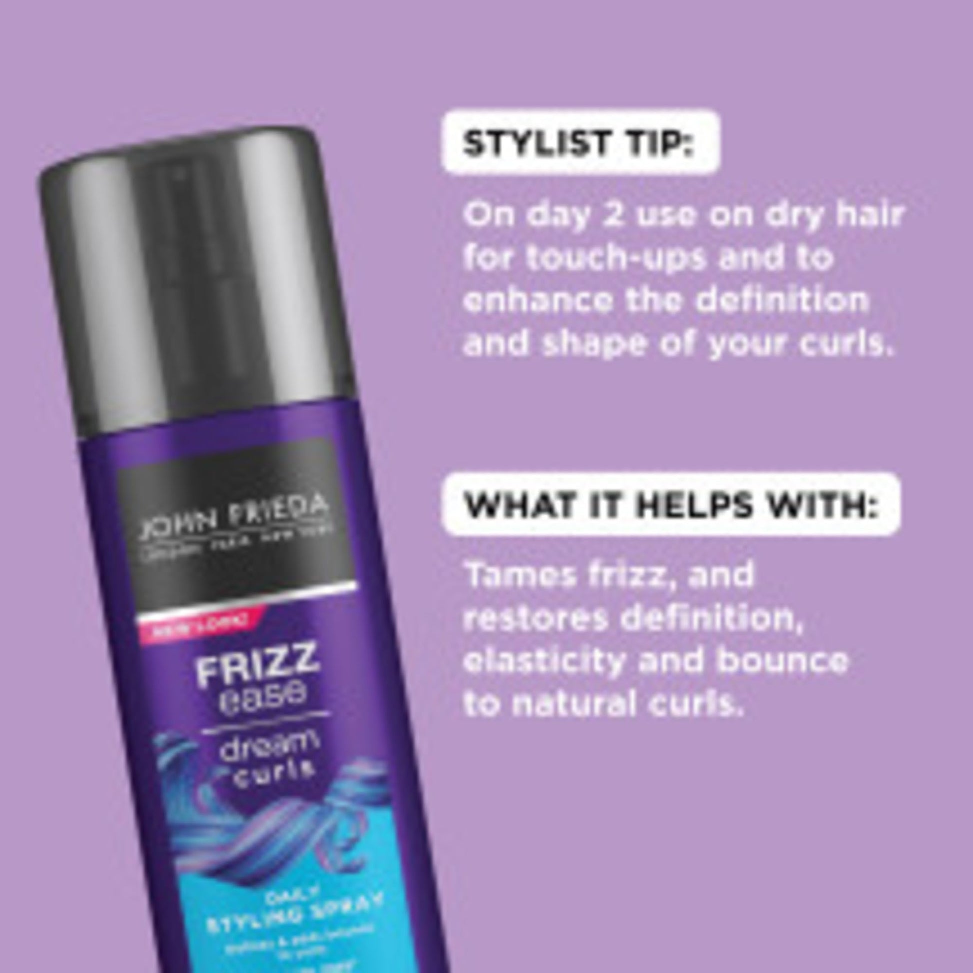 John Frieda Frizz Ease Dream Curls daily mist for frizz control