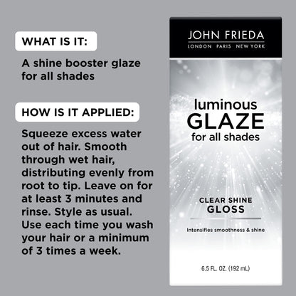 John Frieda clear shine gloss for color treated hair