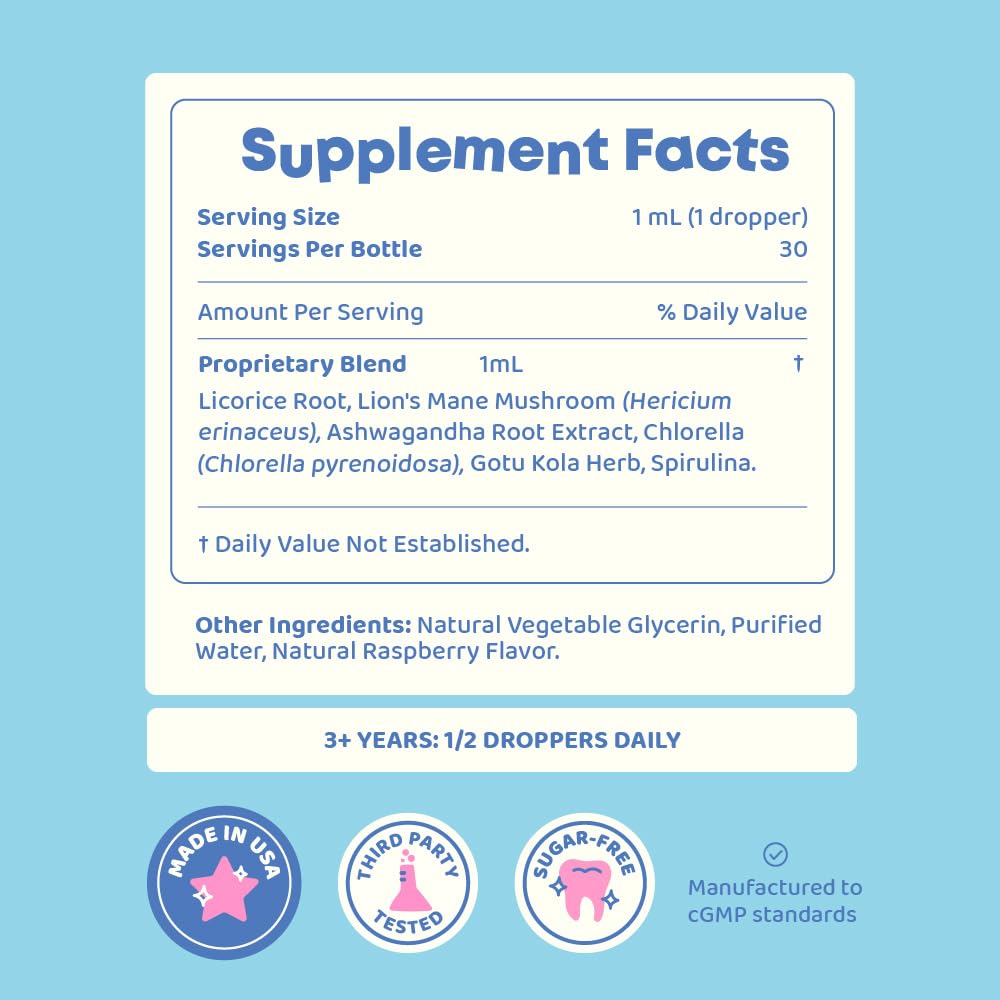 JoySpring natural dietary supplement bottle for kids speech support