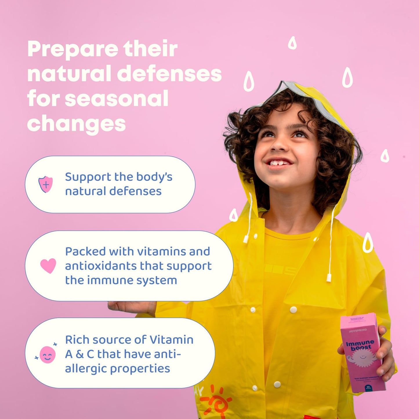 JoySpring herbal immune support liquid for children