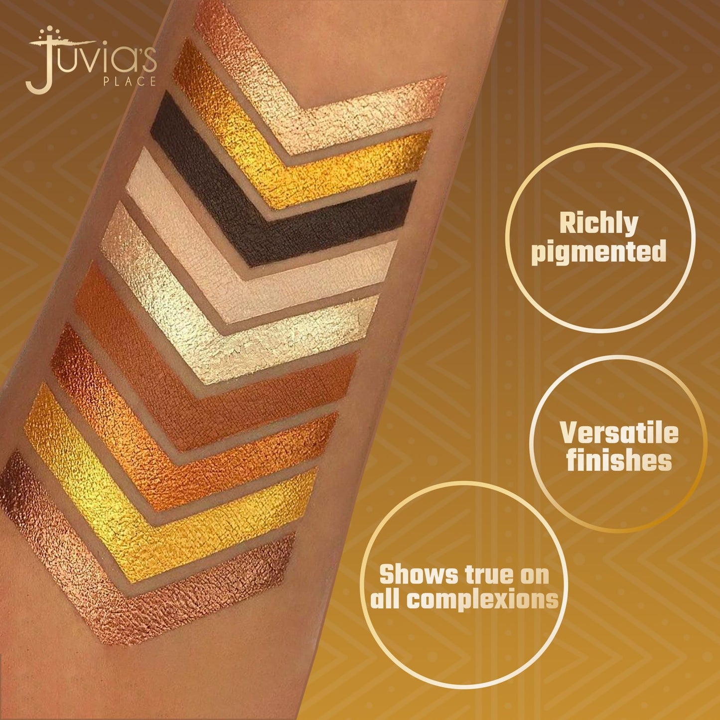 Open Juvia's Place The Warrior palette with 9 shades