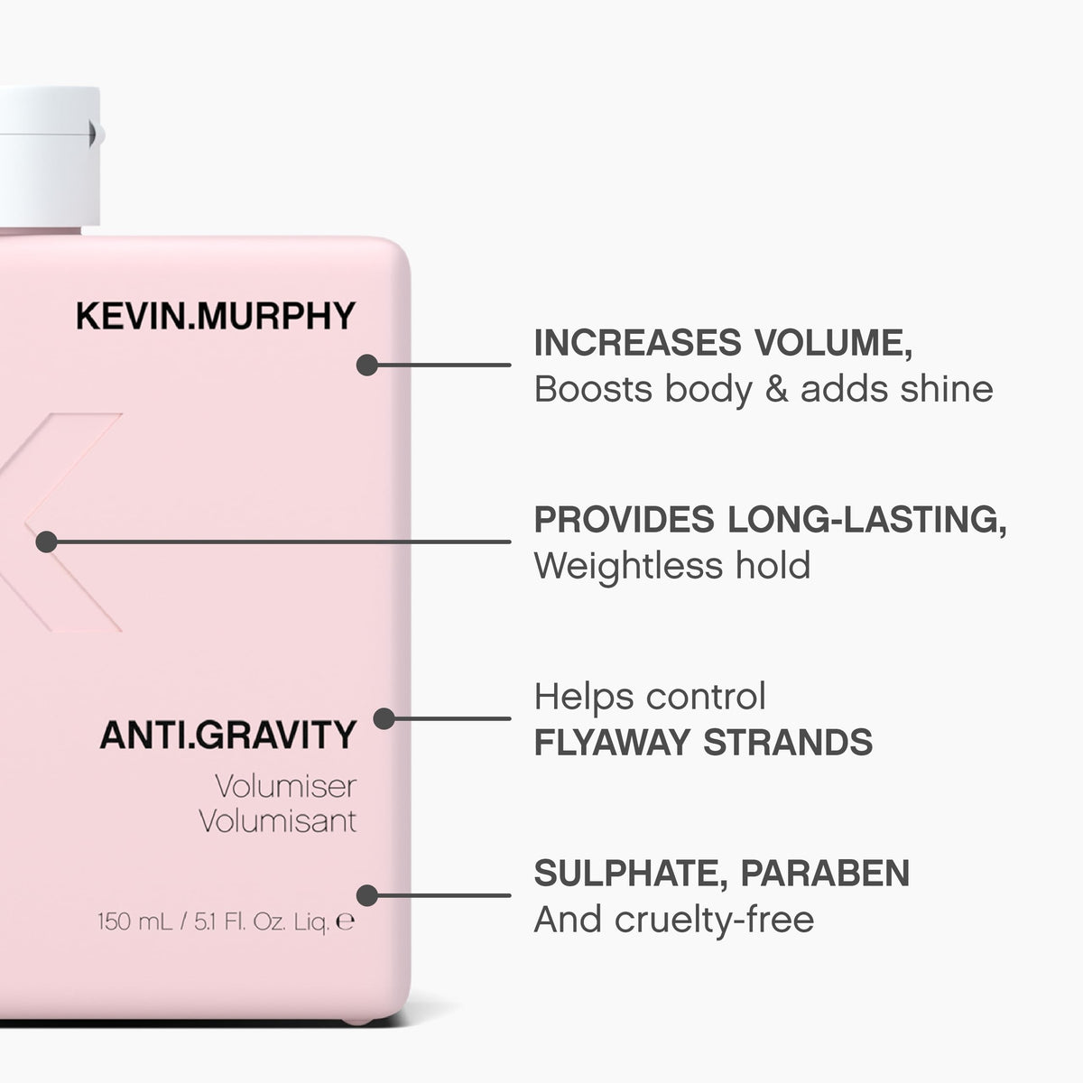 Kevin Murphy Anti Gravity volumiser texture cream squeeze