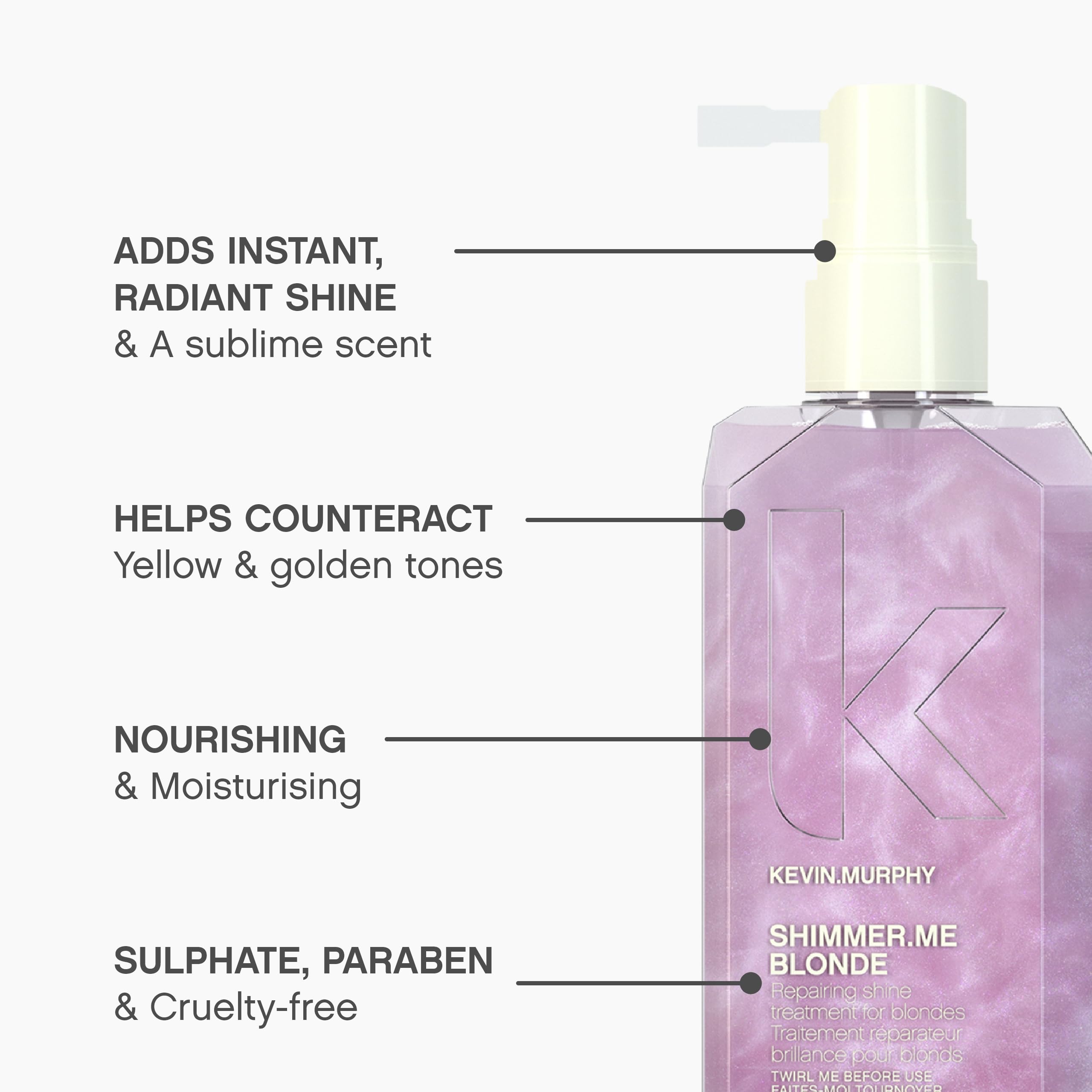 Kevin Murphy Shimmer Me Blonde 100 milliliter bottle
