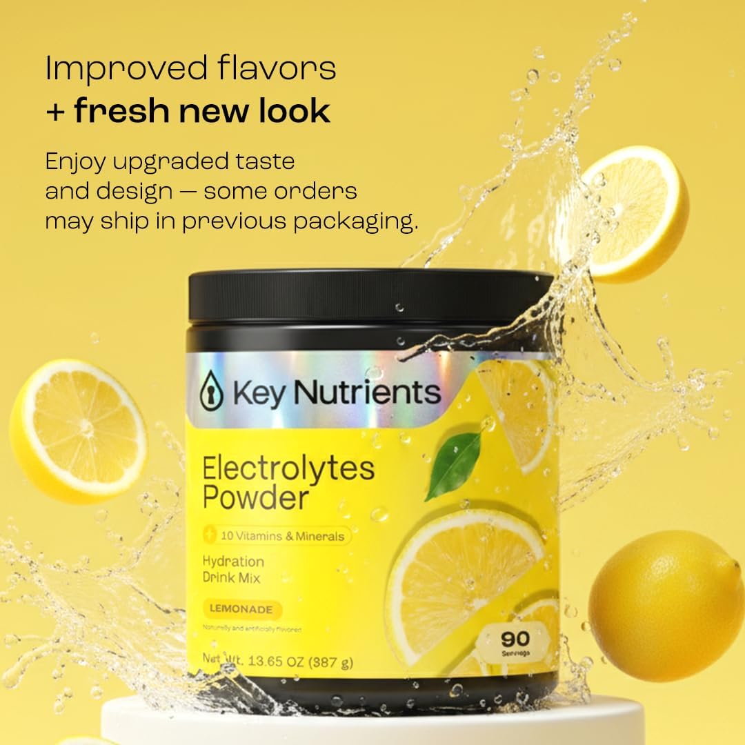 Sugar free clean hydration supplement tub displaying keto friendly and zero calorie badges.