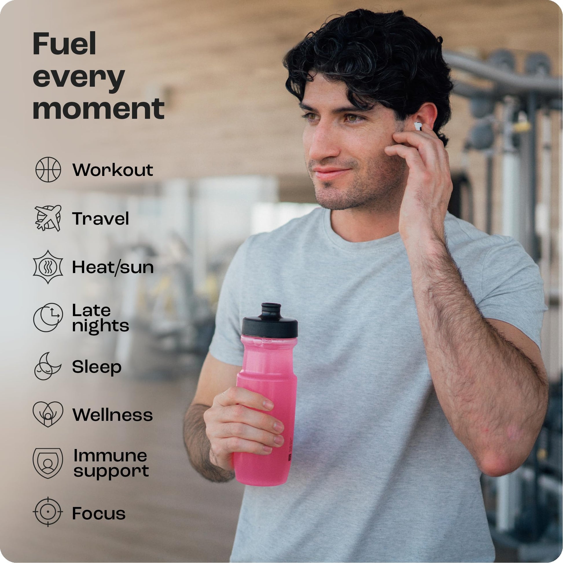 Key Nutrients authentic imported fitness supplement canister top angle