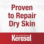 Texture of Kerasal skin healing ointment on application