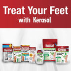 Ready to use Kerasal foot soak product arrangement