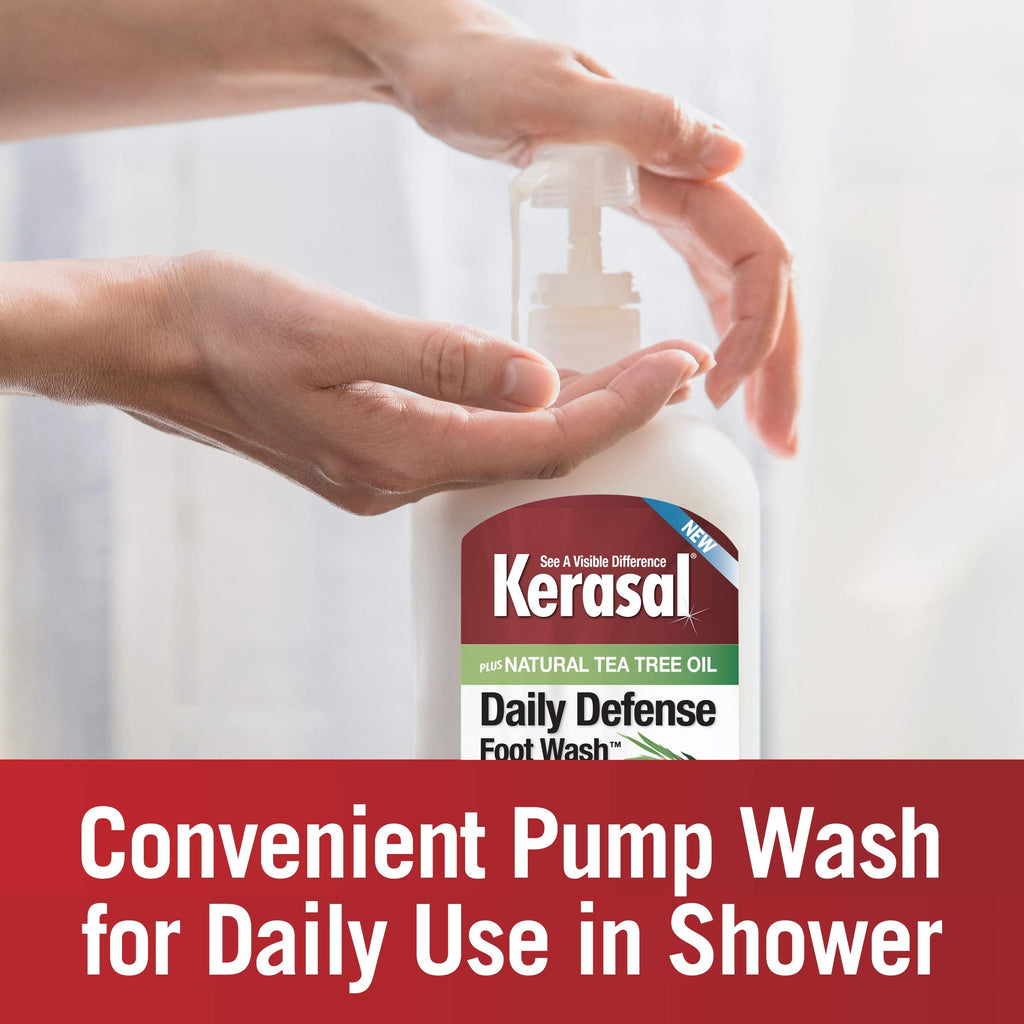 Kerasal Daily Defense Foot Wash side profile view