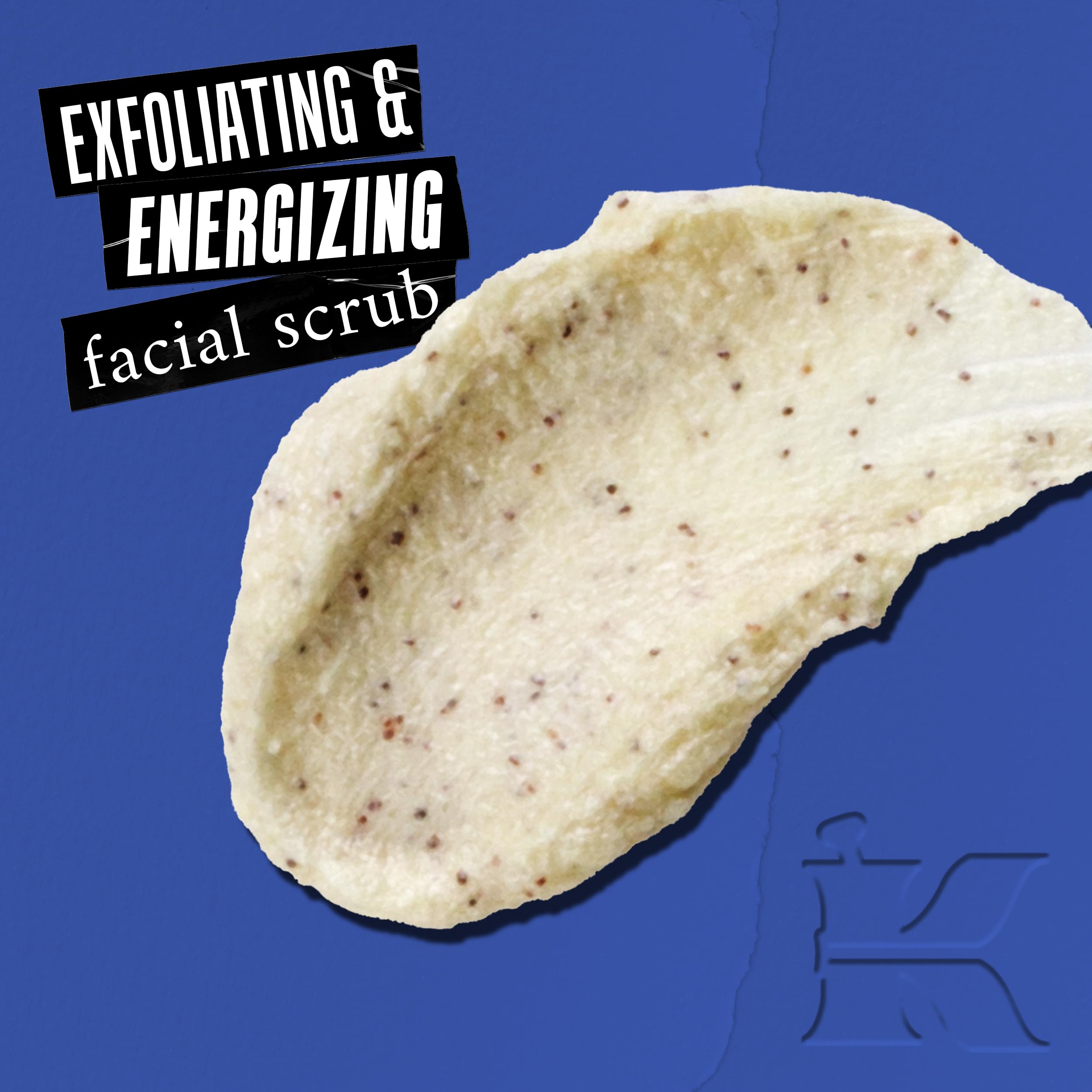 Kiehl's men's exfoliating face cleanser ingredients label view