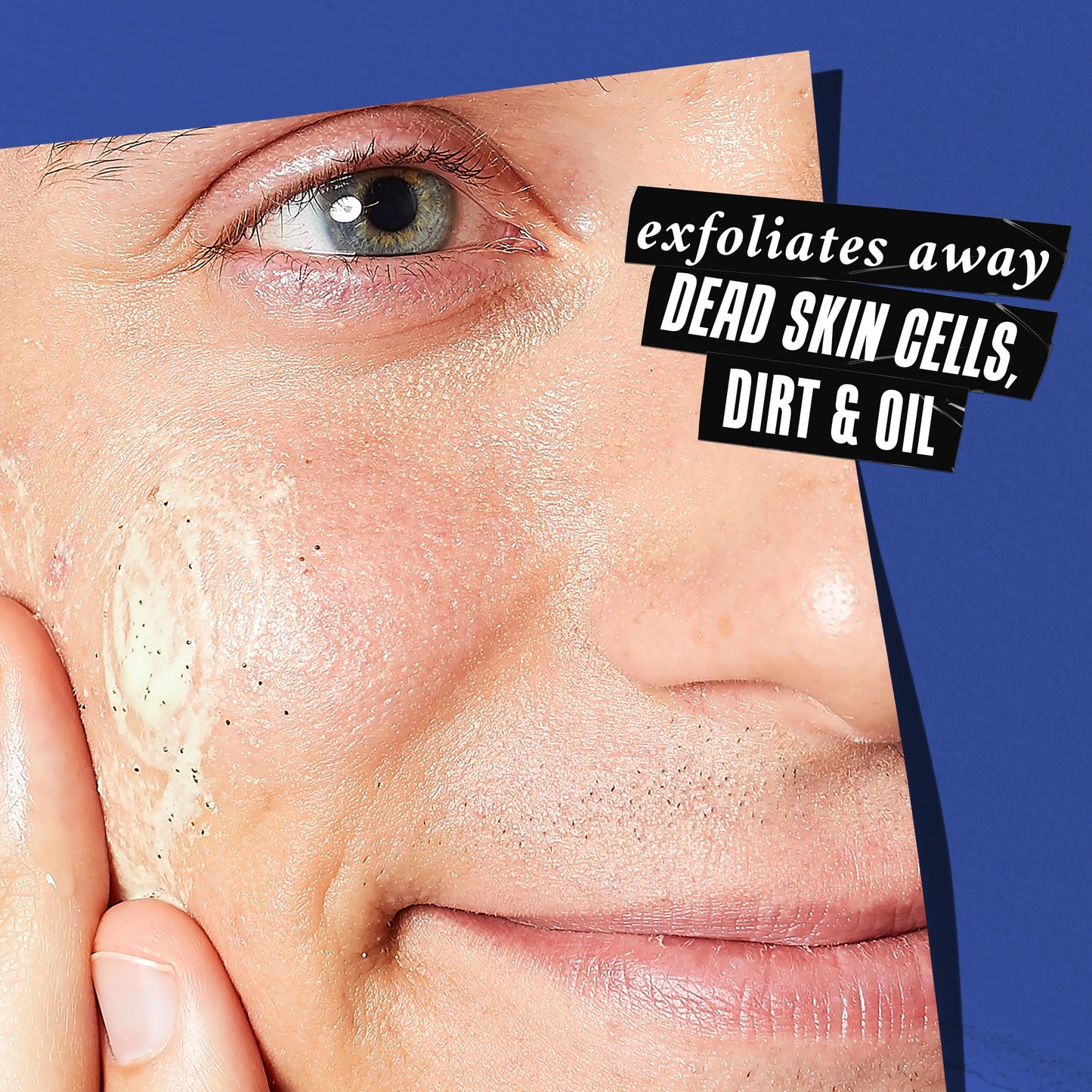 Kiehl's Facial Fuel face scrub texture with apricot kernel particles