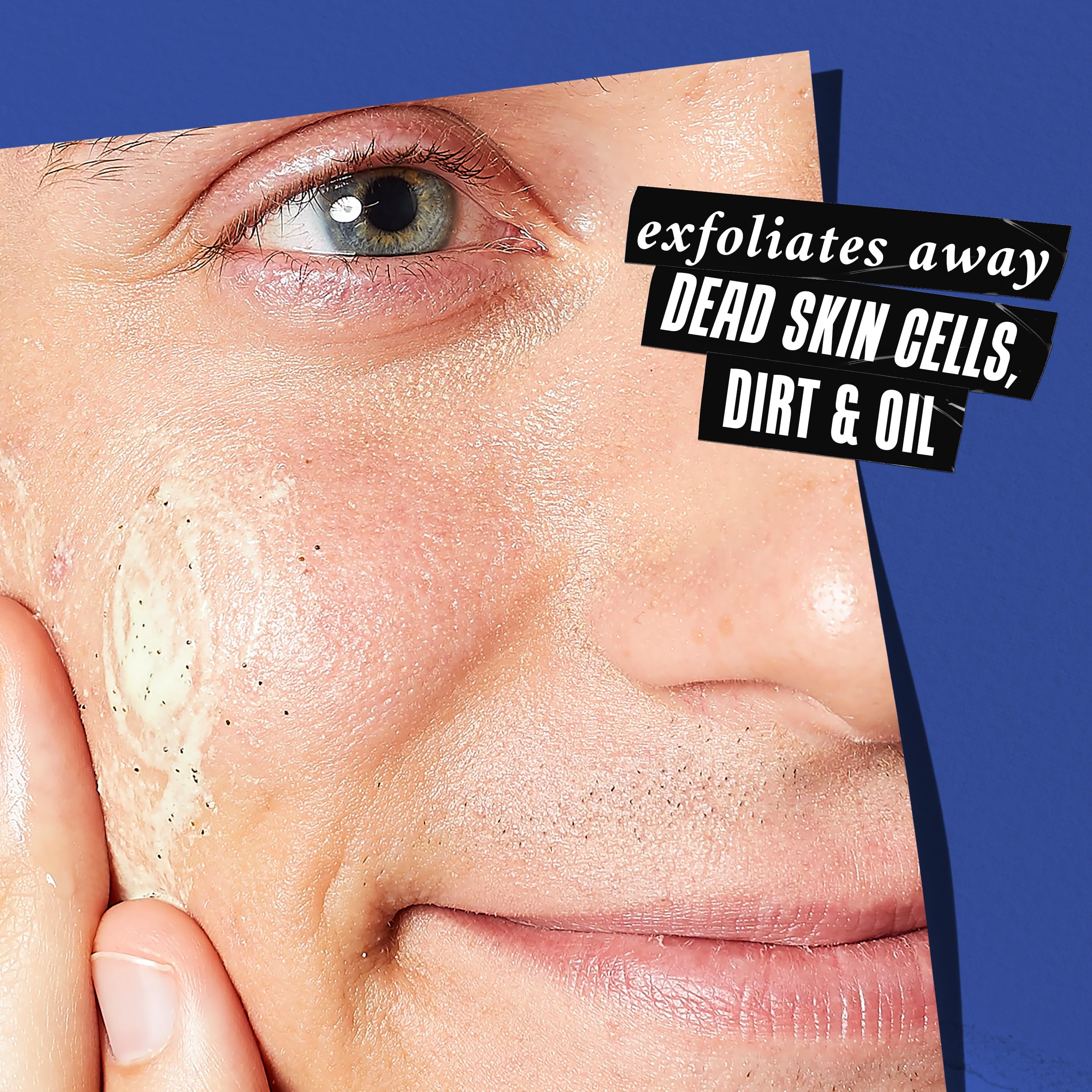 Kiehl's Facial Fuel face scrub texture with apricot kernel particles