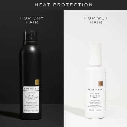 Kristin Ess hair care bottle side view