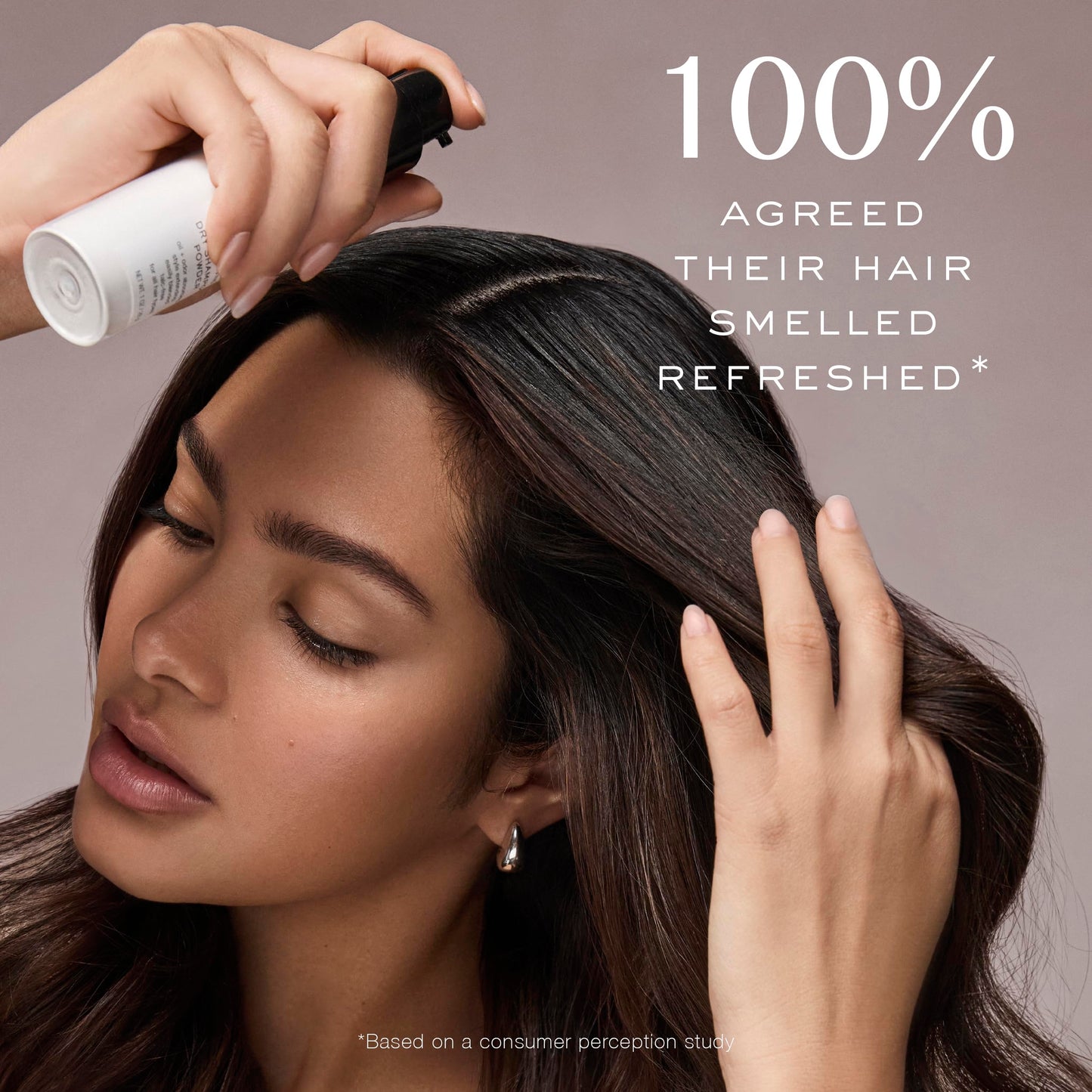 Kristin Ess non-aerosol dry shampoo ingredients label