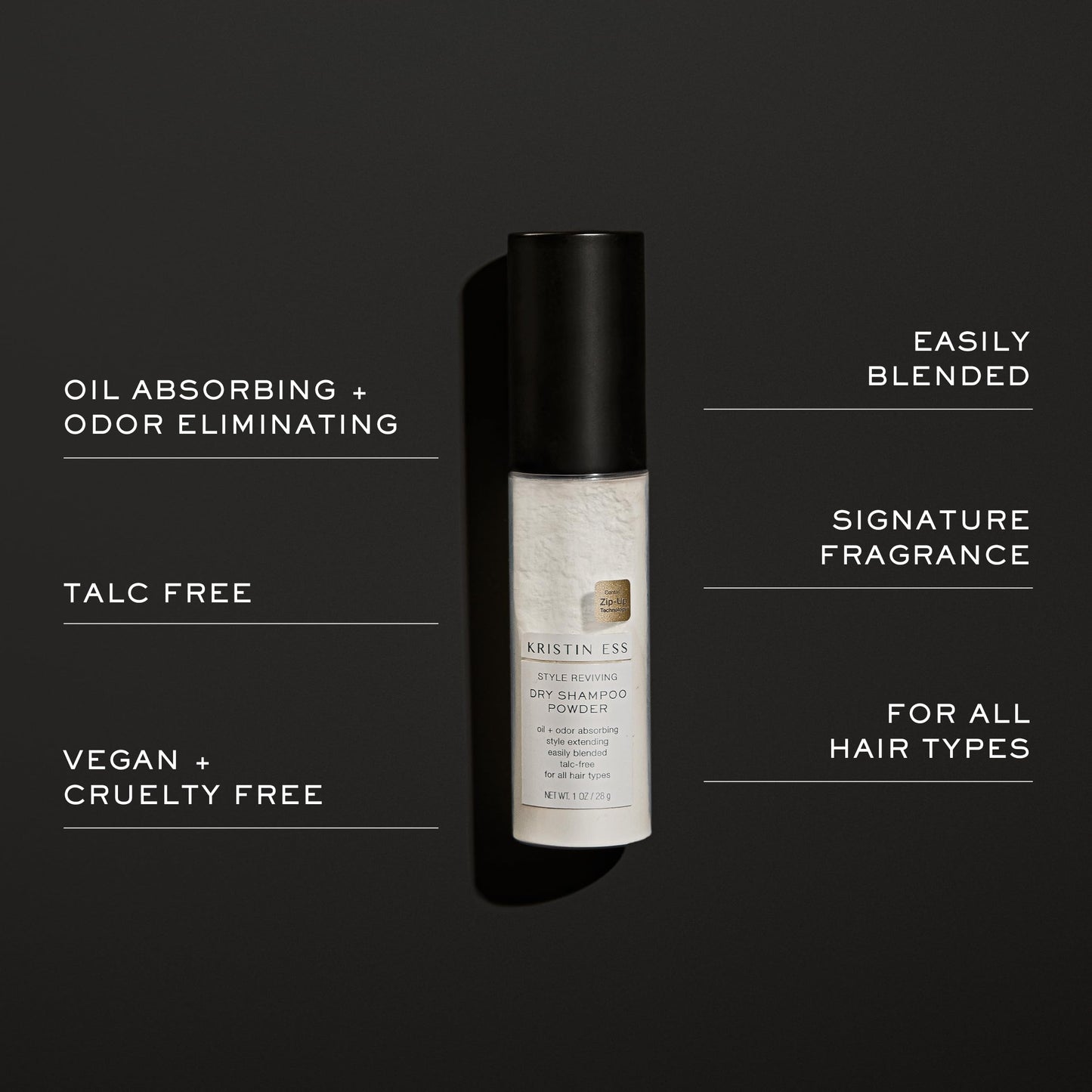 Kristin Ess hair powder for oily hair usage guide