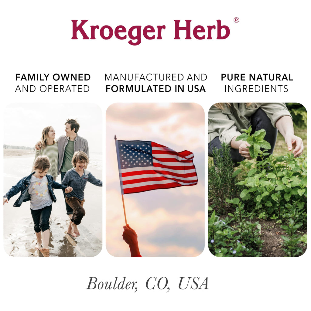 Kroeger Herb holistic heart and circulation care bottle standing upright