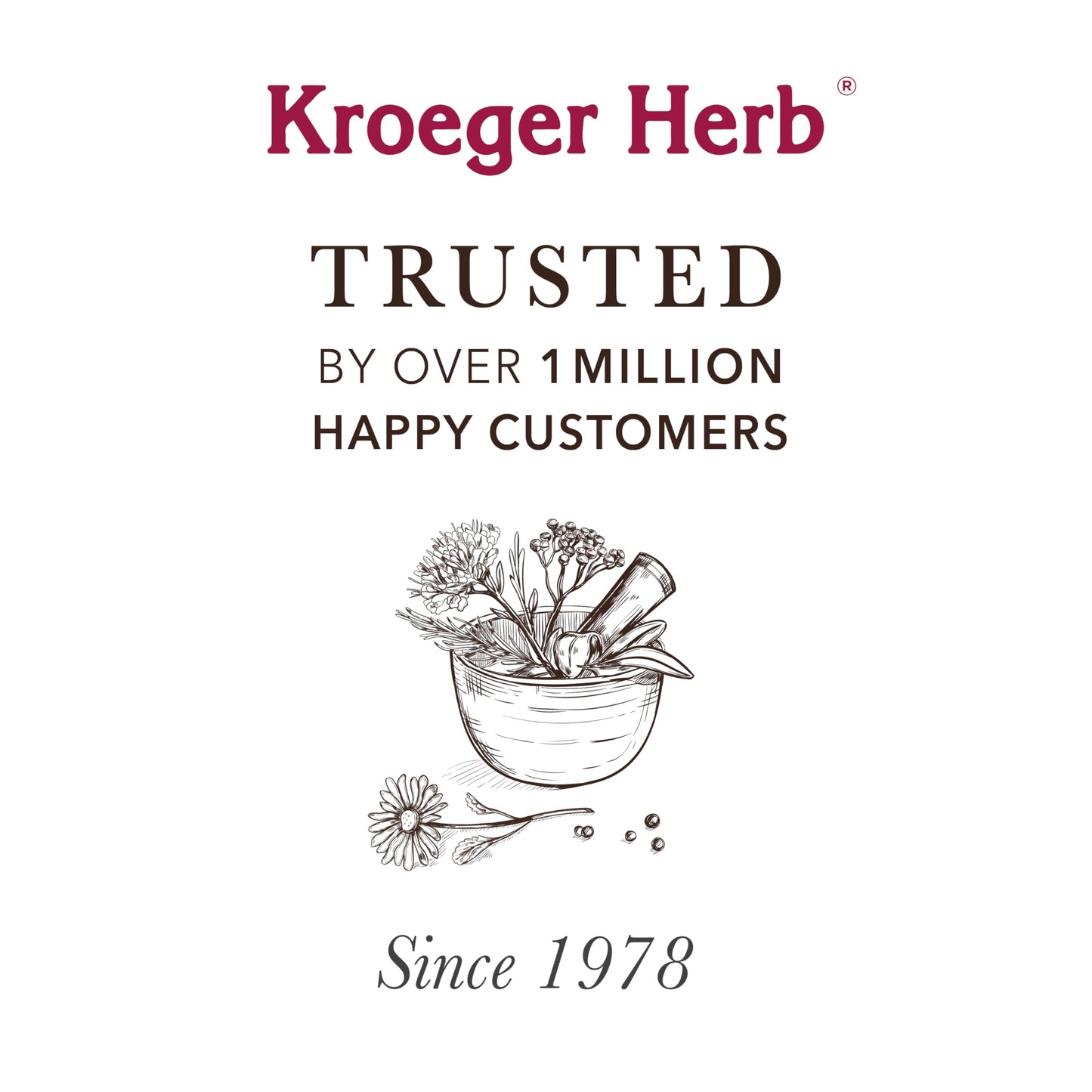 Rudra Retails imported Kroeger Herb Products packaging showing authentic seal