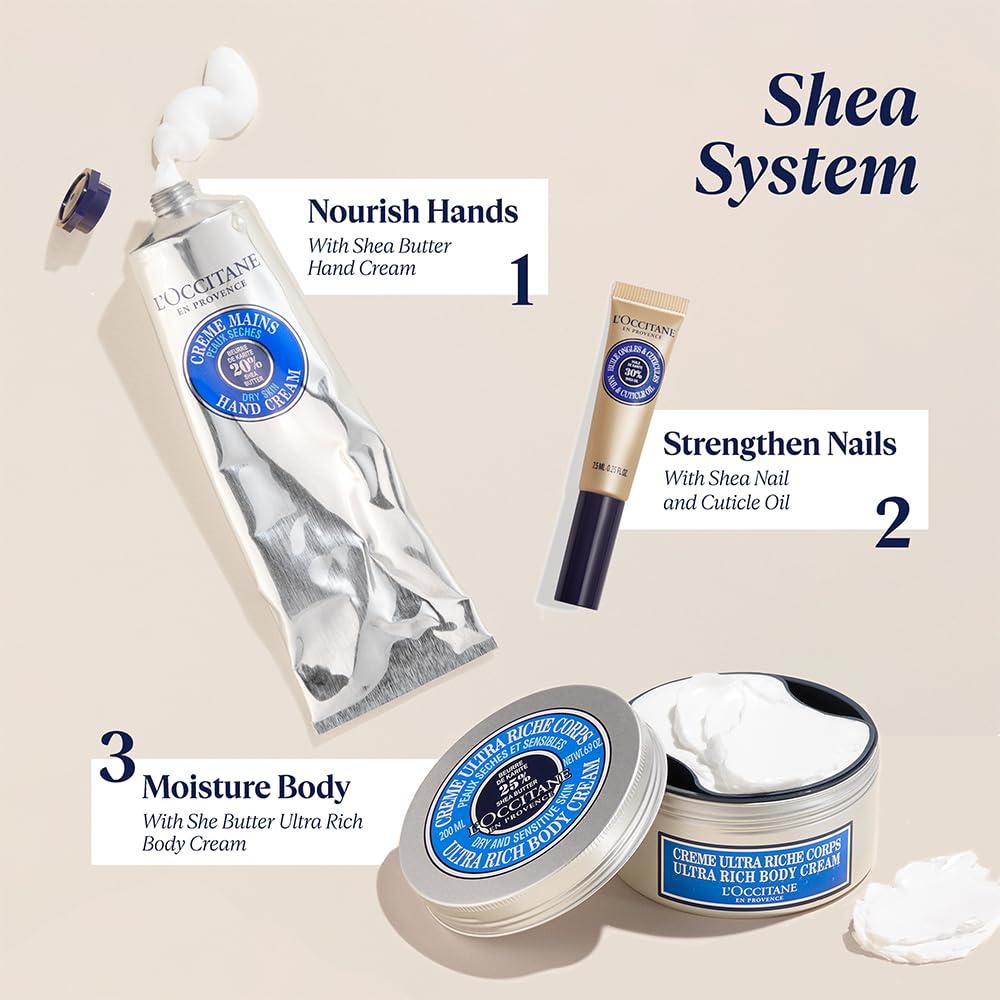 L'Occitane Shea Butter Hand Cream size comparison
