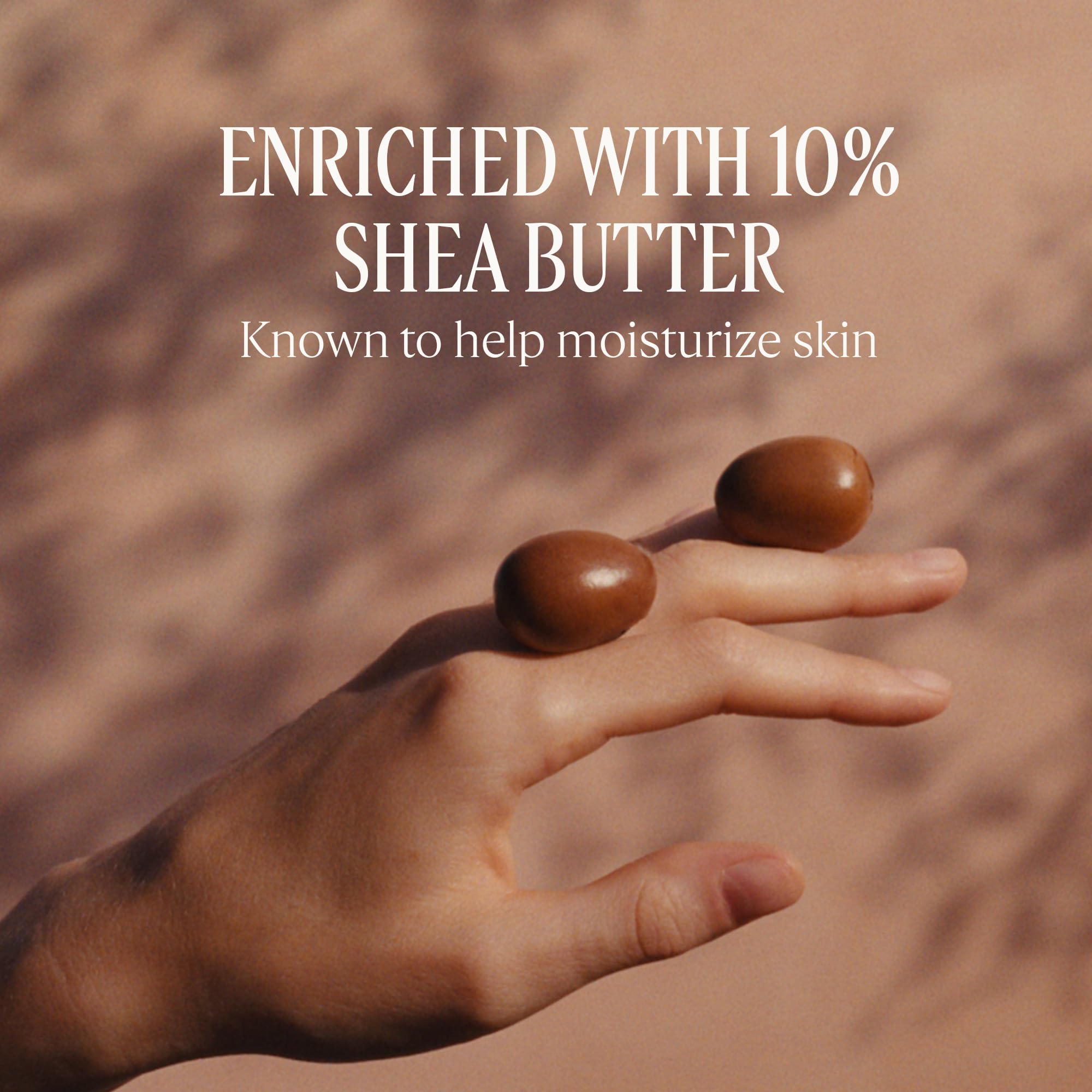 Back of L'Occitane Shea Hand Scrub tube with ingredient details